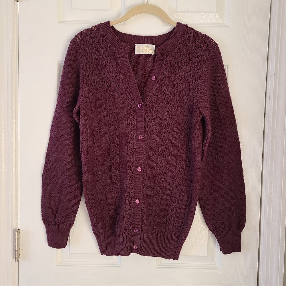 Its Pure Gould Vintage Knit Cardigan